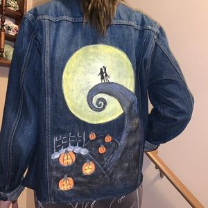 Nightmare before Christmas hand painted jacket